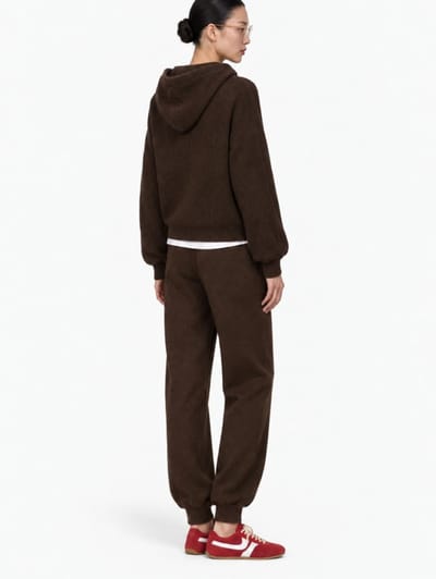 MSGM: Cashmere wool blend pants w/ logo