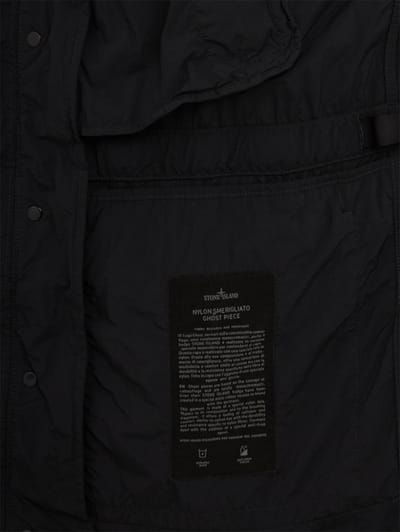 Stone Island: Nylonparka mit abnehmbarer Kapuze