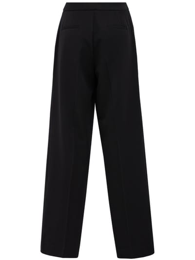 CRUNA: Pleated wide-leg regular fit pants