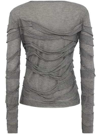 7 For All Mankind: Ribbon long sleeve t-shirt
