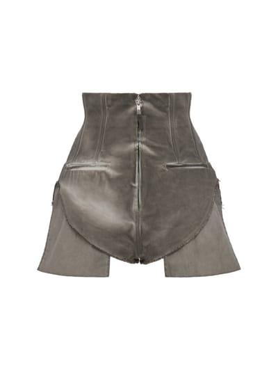 Rick Owens DRKSHDW: Shorts in denim - dirt