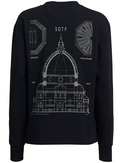 SOTF: Cotton long-sleeved graphic T-shirt