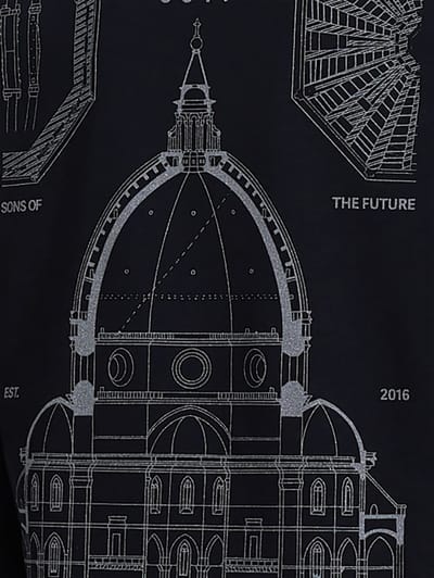 SOTF: Cotton long-sleeved graphic T-shirt
