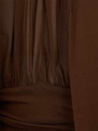 Giuseppe Di Morabito: Cropped top with draped neckline