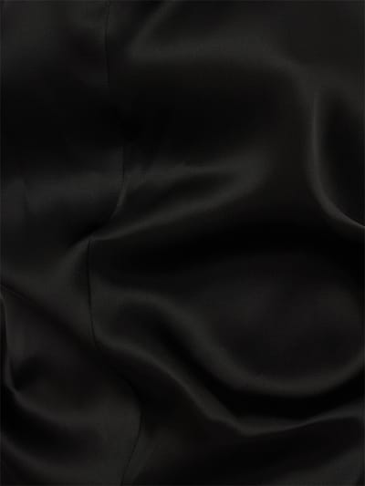 Khaite: Satin top with draped collar