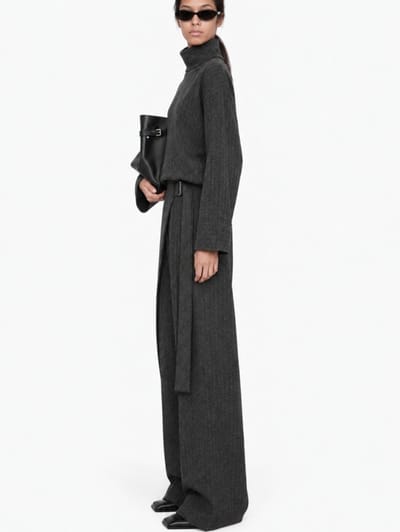 LA PISCINE: Turtle neck shirt
