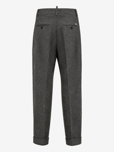 Dsquared2: Wide Pleat Pants