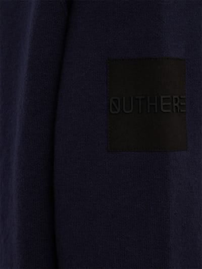 OUTHERE: Woodveil cotton blend crewneck sweater