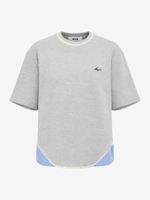 MSGM: T-shirt with logo