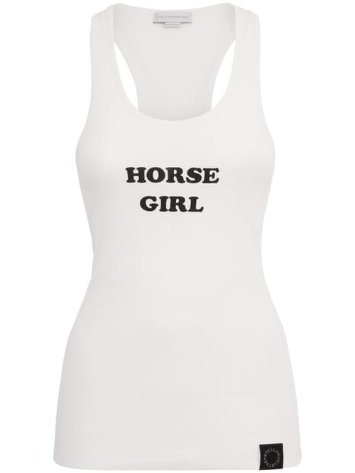Stella McCartney: Ribbed cotton tank top