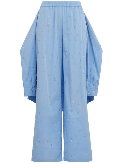 Giuseppe Di Morabito: Cotton wide pants