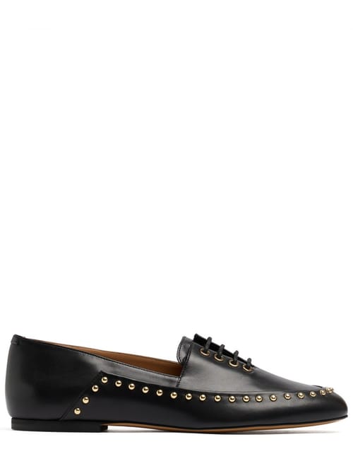 Jil Sander: Studded leather loafers