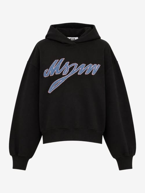 MSGM: Logo printed hoodie