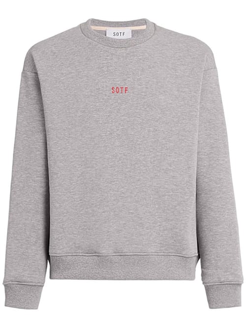 SOTF: Cotton crewneck sweatshirt with logo