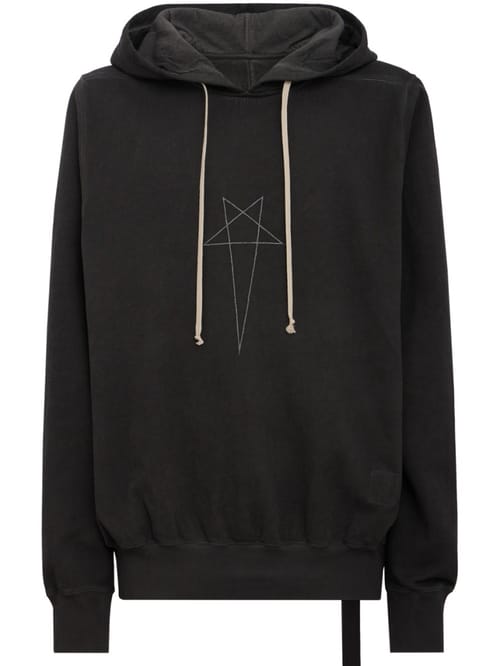 Rick Owens DRKSHDW: Felpa - oversized hoodie
