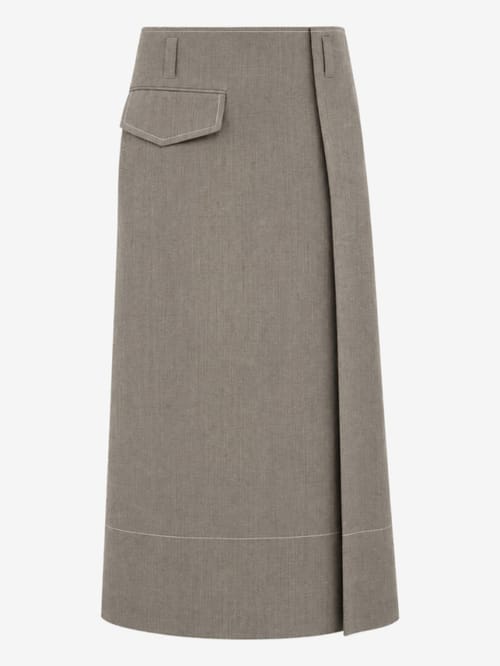 Marni: Falda de lana virgen
