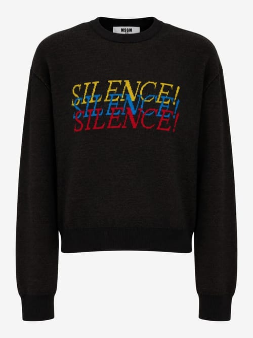 MSGM: Maglione jacquard in misto lana