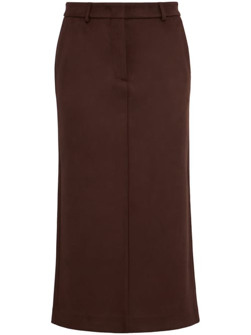 CRUNA: Pencil skirt with back slit