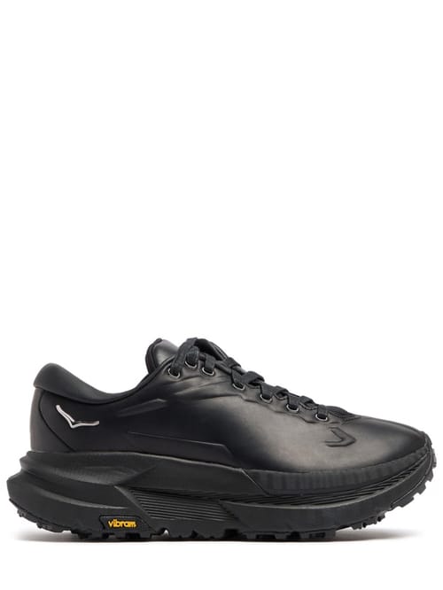 Hoka: Mafate X TP leather sneakers