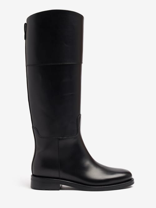 FABI: Calf leather high boots