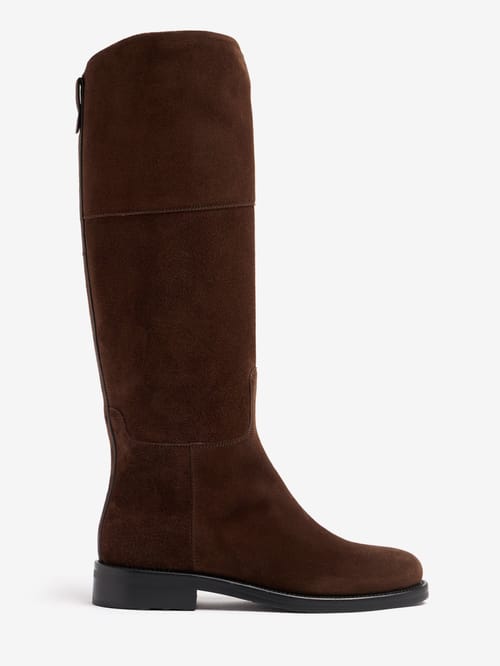 FABI: Leather boots with tall shaft