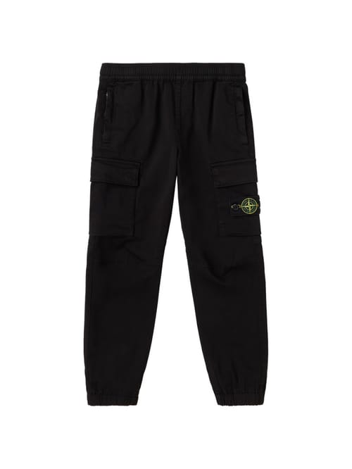 Stone Island Junior: Stretch twill cargo pants