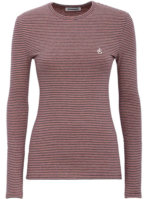 Jil Sander: Striped cotton t-shirt