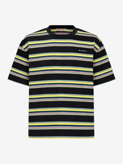 Marni: Bold stripe cotton jersey T-shirt