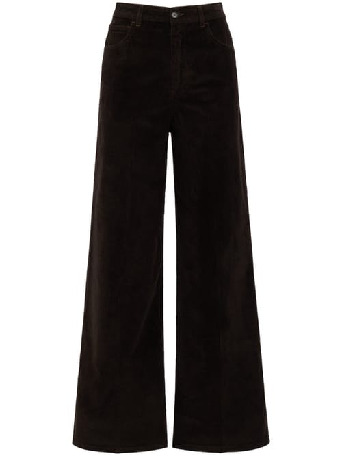 CRUNA: Wide Leg Mid Rise Pants