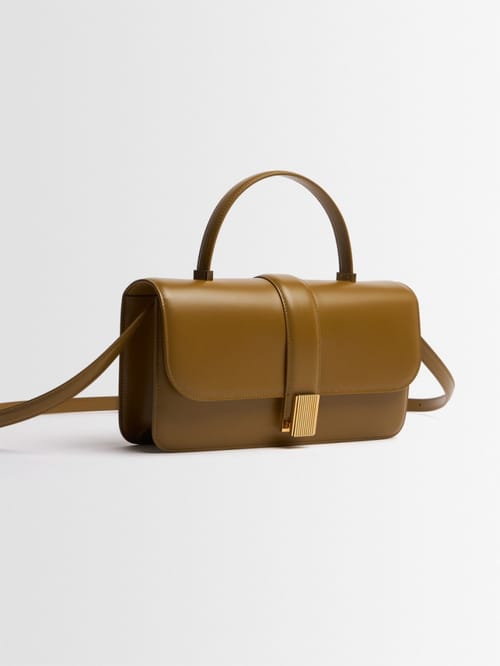 Khaite: Blake calfskin top handle bag
