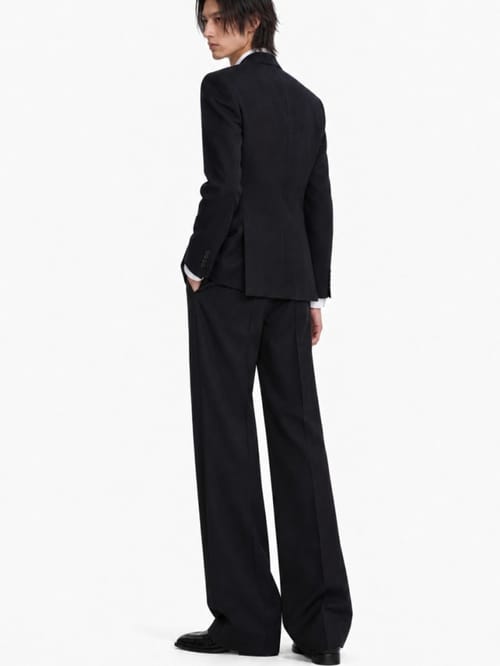 ANIPS: Blazer croisé en laine mérinos
