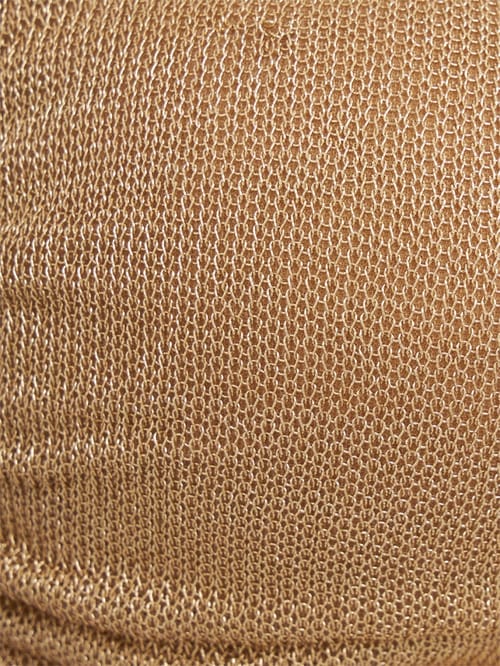 Giuseppe Di Morabito: Metallic mesh bandeau bra top