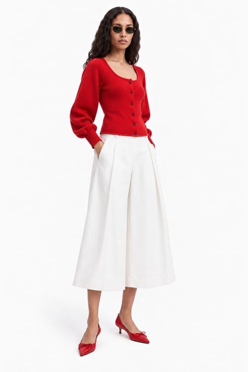 Jacquemus: Wool and cashmere cardigan Tempo