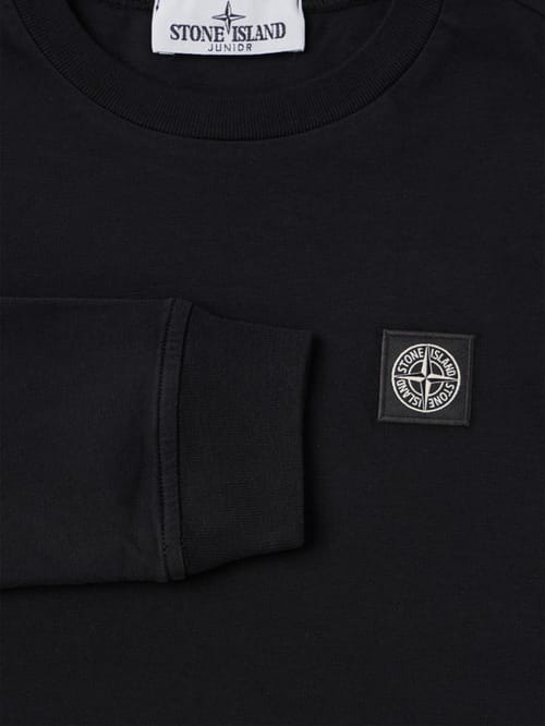 Stone Island Junior: Langarm-T-Shirt aus Baumwolle