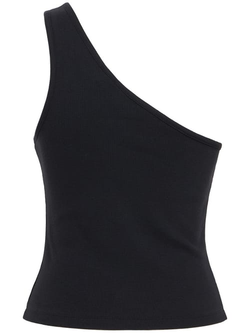 Jordan: One-shoulder ribbed jersey top