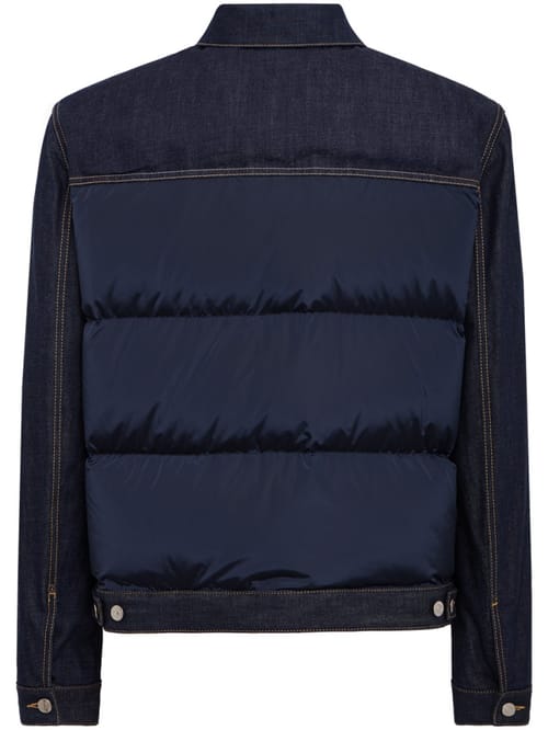 Dsquared2: Hybrid Puffer Jean Jacket