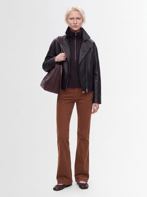 Stella McCartney: Jeans kick flare in velluto a coste