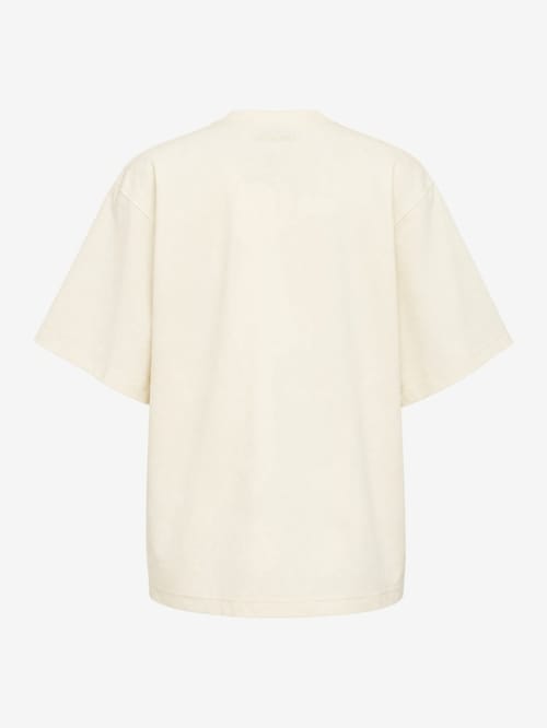 Hed Mayner: Logo Embroidery Cotton T-Shirt