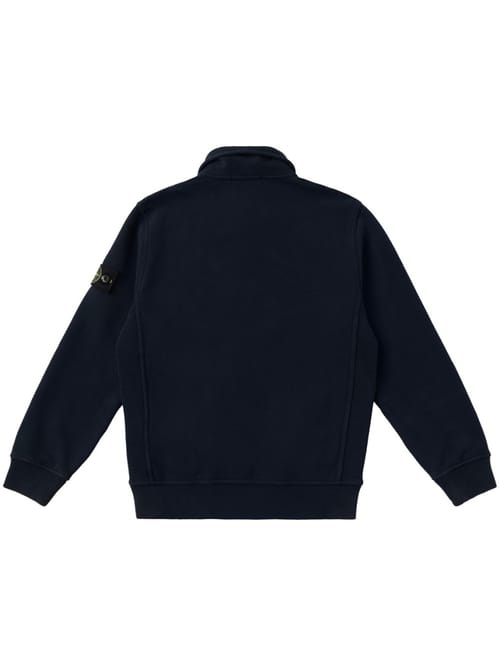 Stone Island Junior: Long-sleeve polo with logo badge