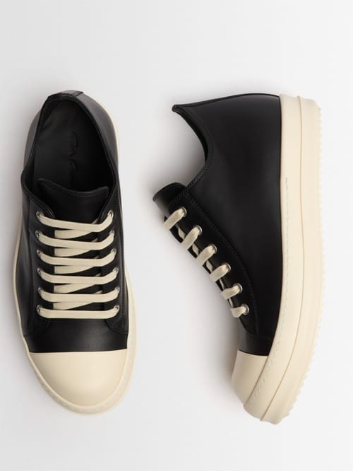 Rick Owens: Low-top sneakers with ridged sole
