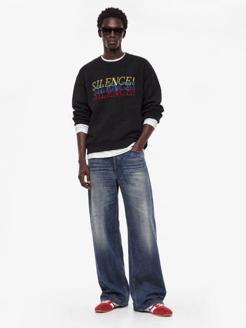 MSGM: Maglione jacquard in misto lana