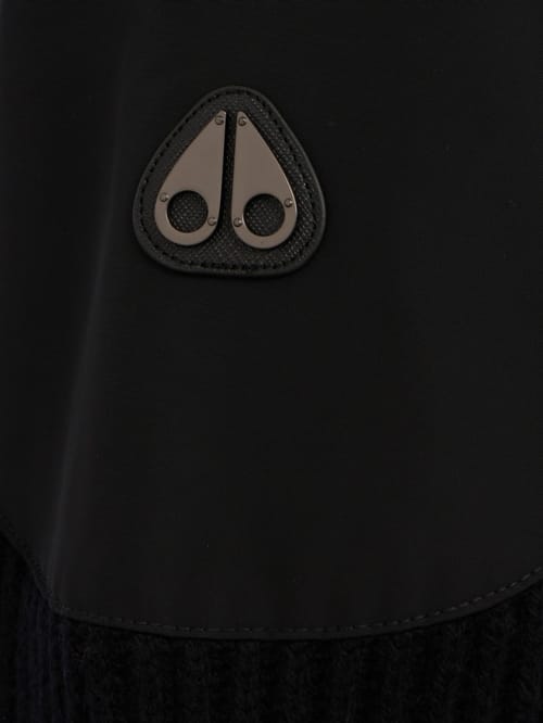 Moose Knuckles: Magnus hybrid wool blend knit jacket