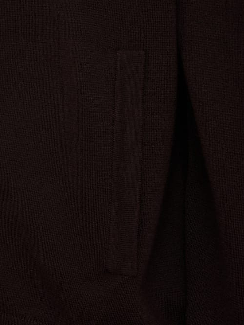 DIANA STUDIO: chaqueta bomber de lana merino con cierre de cremallera