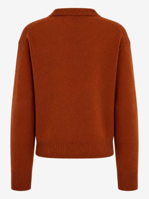 CRUNA: Oversize V-Ausschnitt Pullover