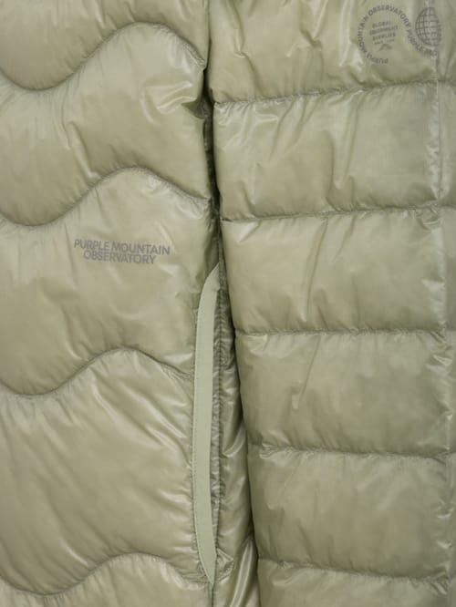 PURPLE MOUNTAIN OBSERVATORY: Nylon Waves down puffer jacket