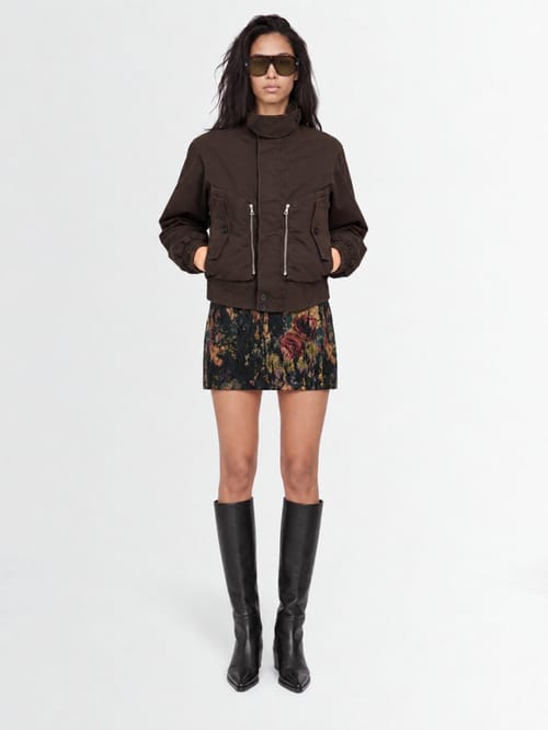 CRUNA: Regular fit mini skirt