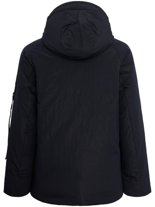 OUTHERE: Root hooded nylon down jacket