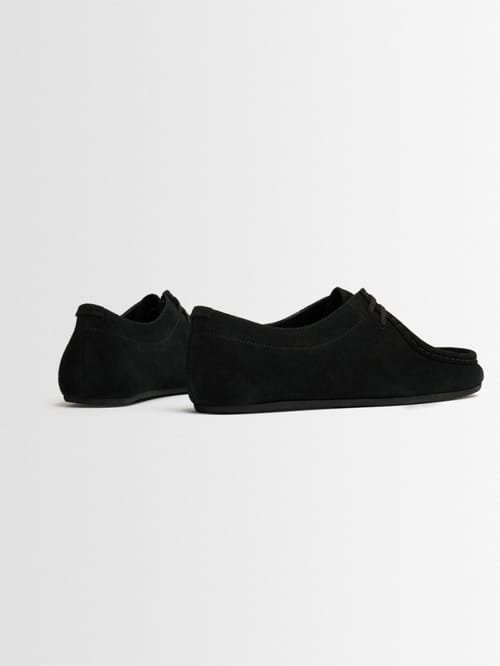 Jil Sander: Suede lace-up shoes with moc-stitching