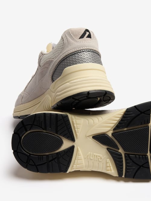 Autry: Hyperway Low nylon and leather sneakers
