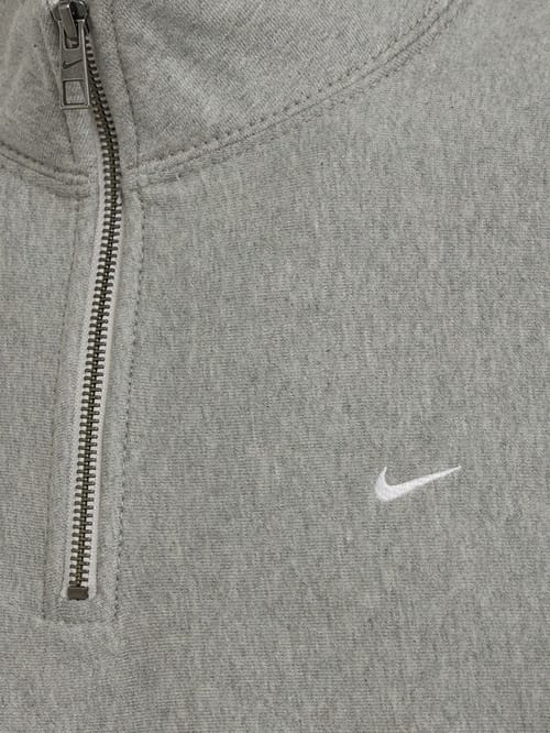 Nike: 棉质混纺半拉链运动卫衣